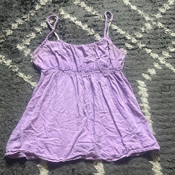 FREE 🤩 Purple Strap Shirt - Empire Waist - Picture 1 of 5